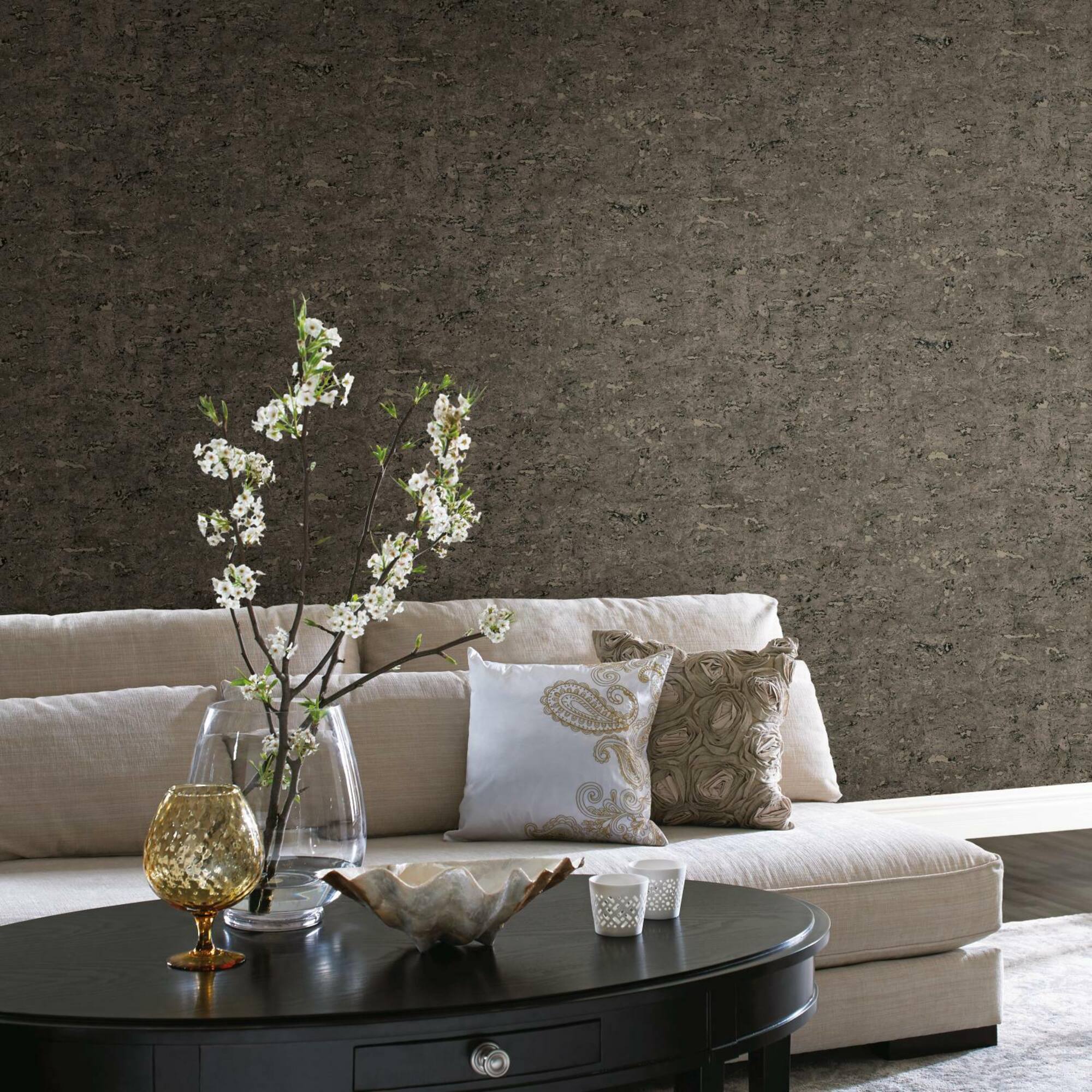 RoomMates Faux Cork Peel & Stick Wallpaper
